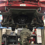 Underside of a Porsche
